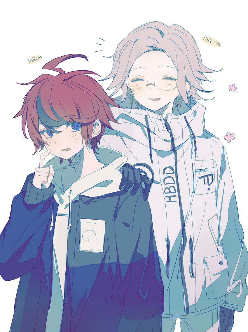 aotsuki eito and sumino takumi (the hundred line -last defense academy-) drawn by fuseru770
