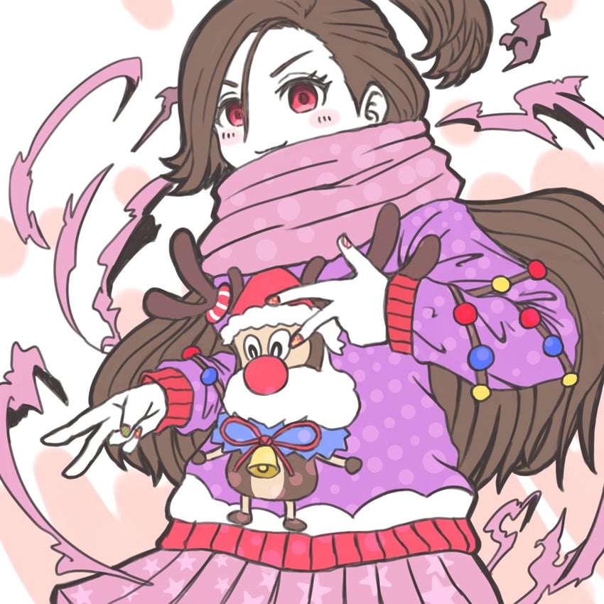 rudolph the red nosed reindeer and naninu nene (gems company) drawn by norimi908