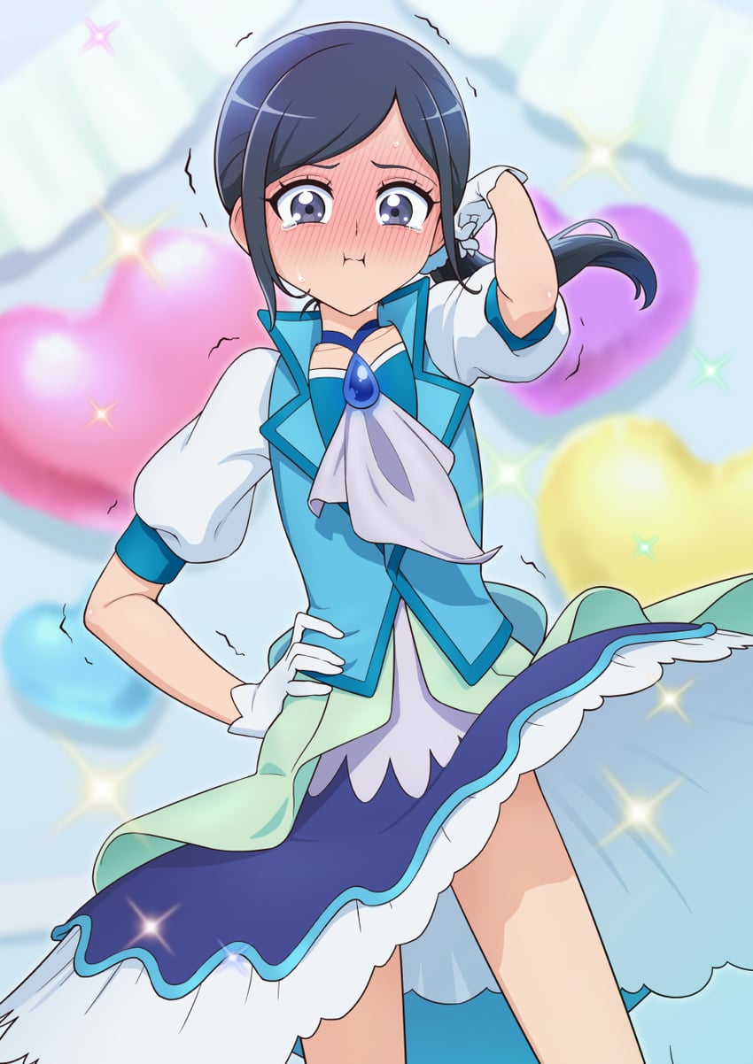 sawaizumi chiyu and cure fontaine (precure and 1 more) drawn by tiler_(tiler00)