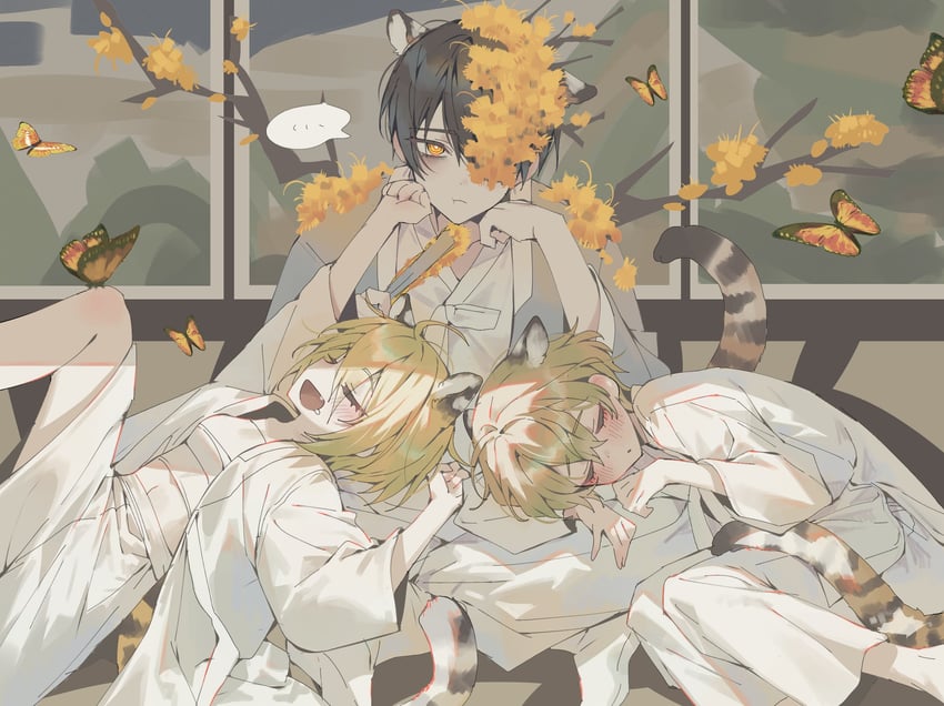 don quixote, sinclair, and yi sang (project moon and 1 more) drawn by maratang