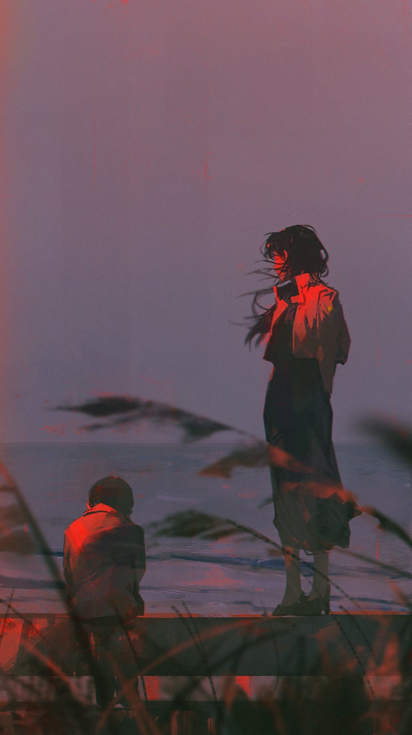 ikari shinji and katsuragi misato (neon genesis evangelion) drawn by dino_(dinoartforame)