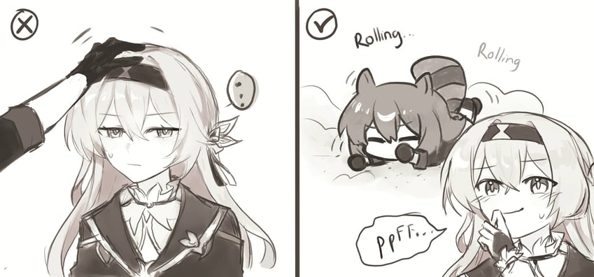 trailblazer, firefly, and stelle (honkai and 1 more) drawn by tdinhphung
