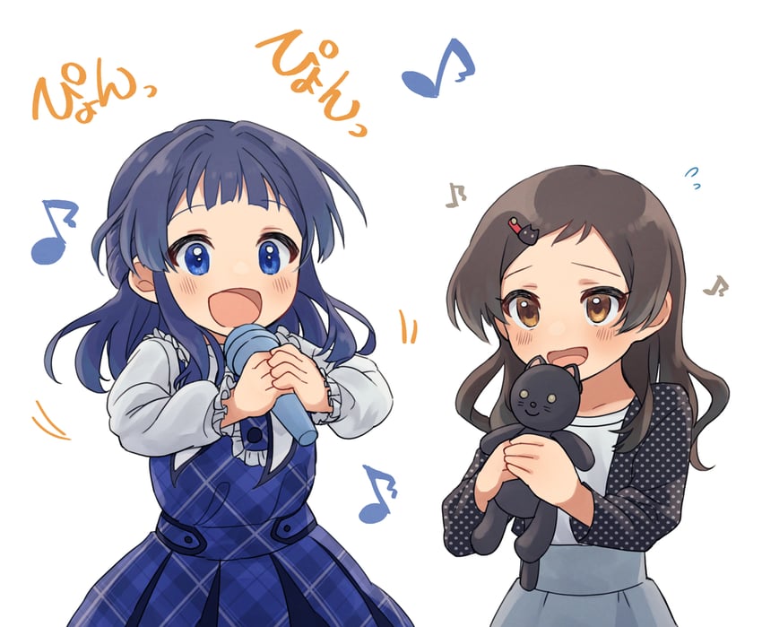 kitazawa shiho and mogami shizuka (idolmaster and 1 more) drawn by konnyaku_kyuudai