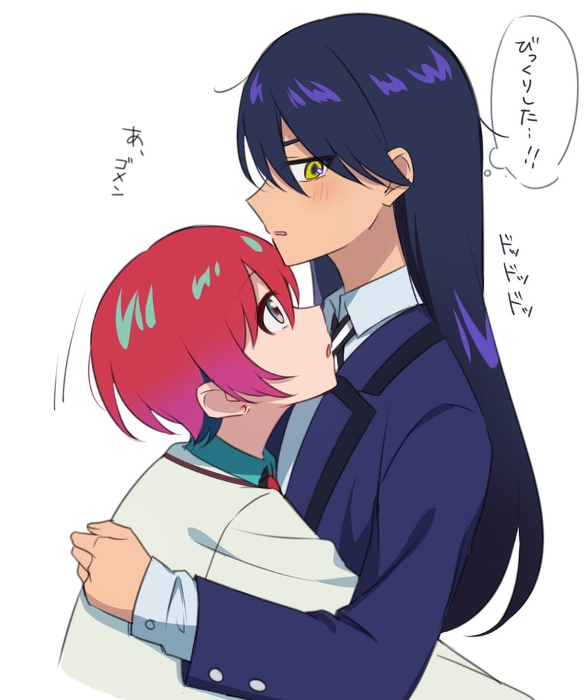 amate yuzuriha and nyaan (gundam and 1 more) drawn by nemu_mohu