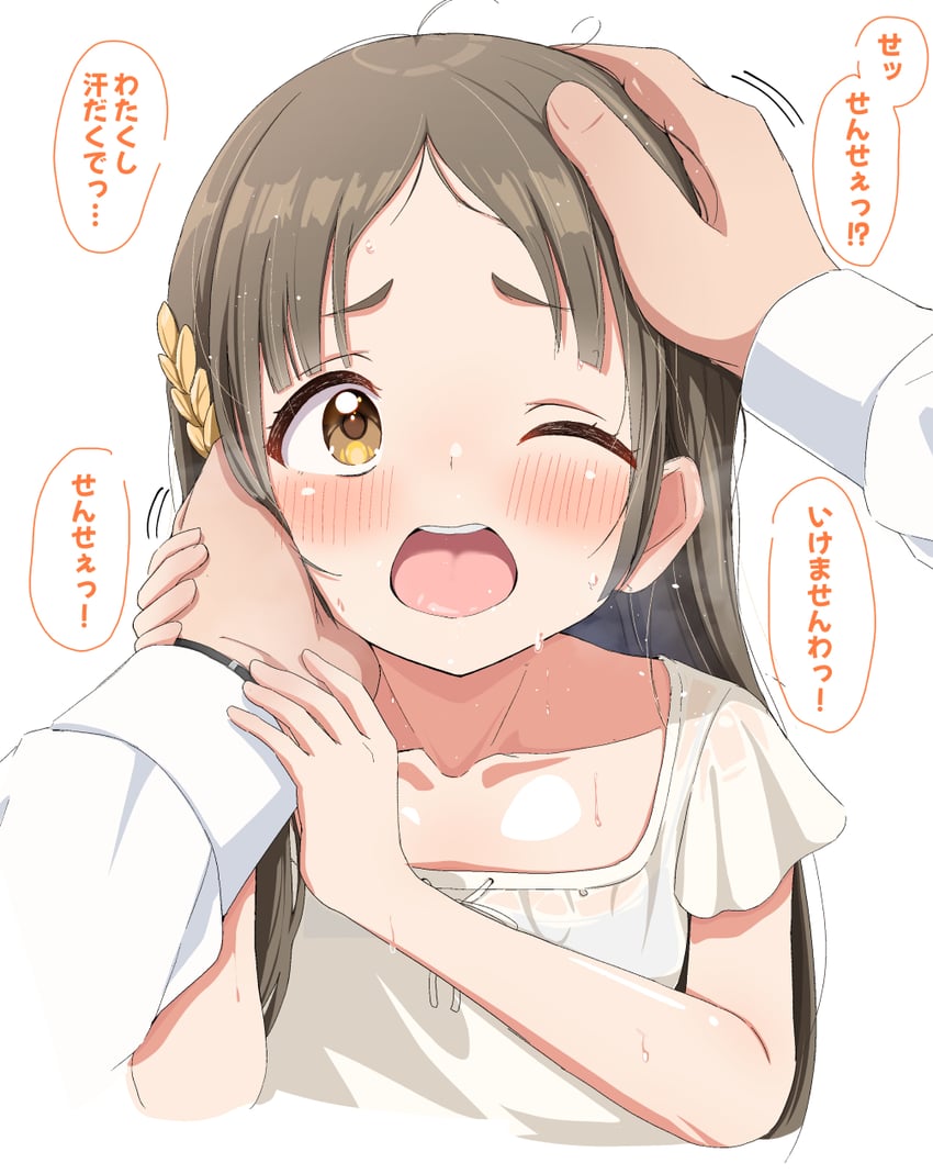 producer and kuramoto china (idolmaster and 1 more) drawn by pc_fworks