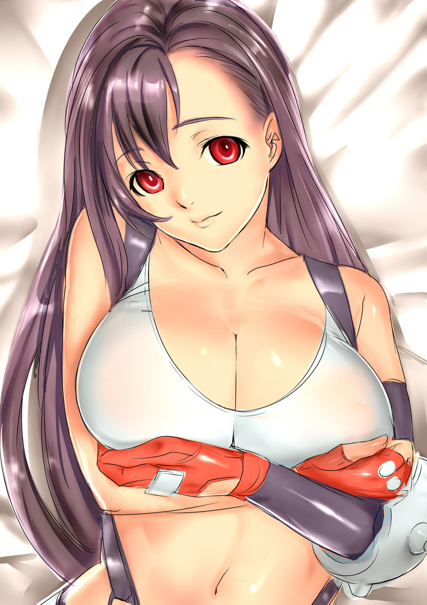 tifa lockhart (final fantasy and 1 more) drawn by dodai_shouji