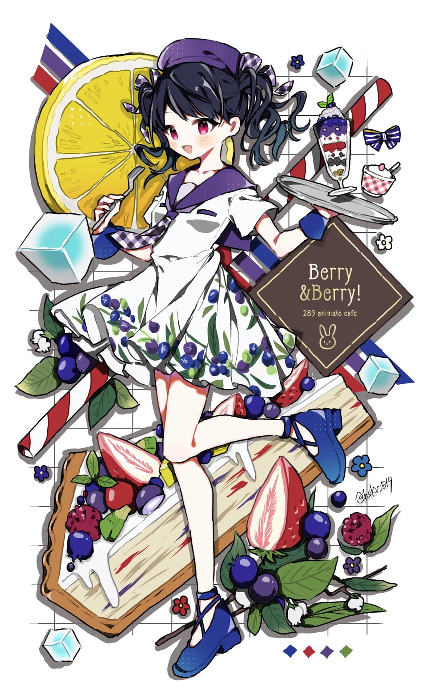 fukumaru koito (idolmaster and 1 more) drawn by hskr_519