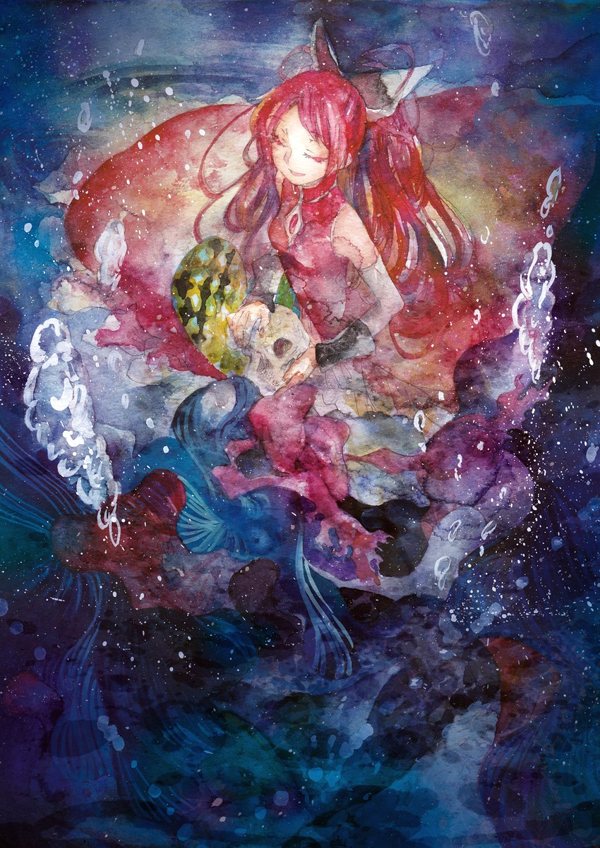 sakura kyoko and oktavia von seckendorff (mahou shoujo madoka magica) drawn by campanula-star