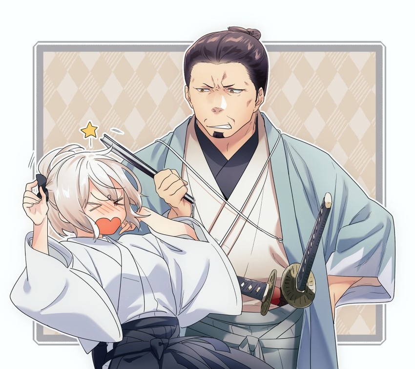 okita souji and serizawa kamo (fate and 1 more) drawn by hinoya
