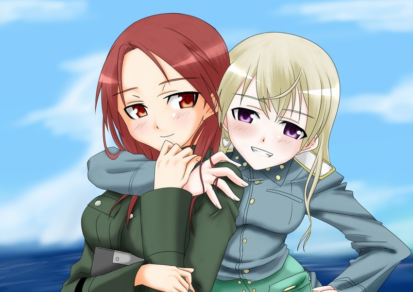 eila ilmatar juutilainen and minna-dietlinde wilcke (world witches series and 1 more) drawn by niki_(t26gfaxt)