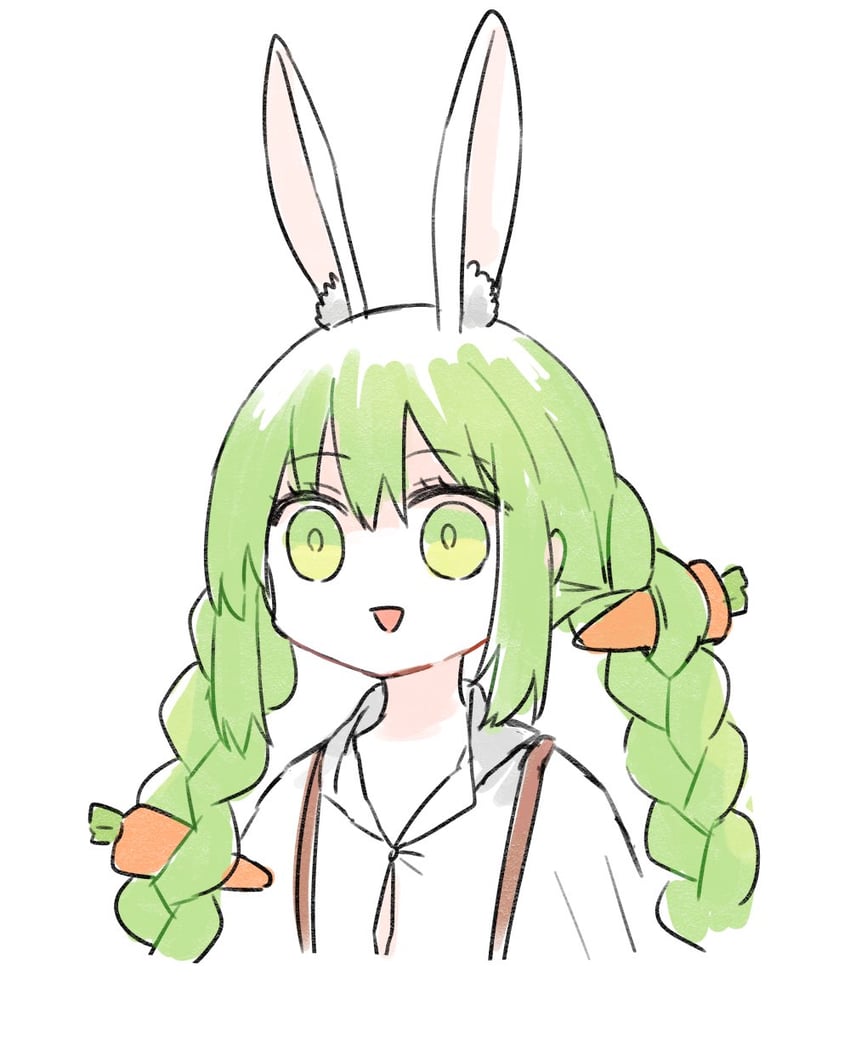 usada pekora and enkidu (fate and 2 more) drawn by himeko_(nico6v6pachi)