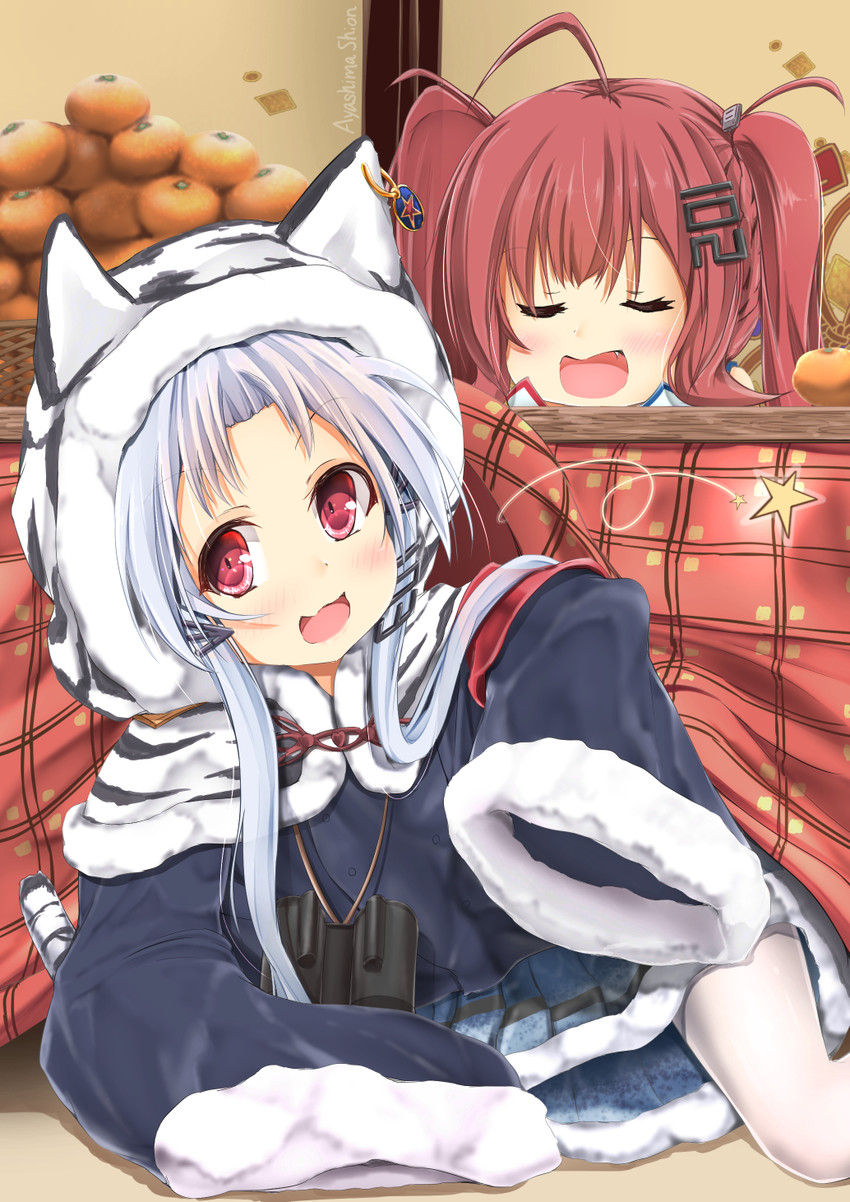 chang chun and fu shun (azur lane) drawn by maru_shion