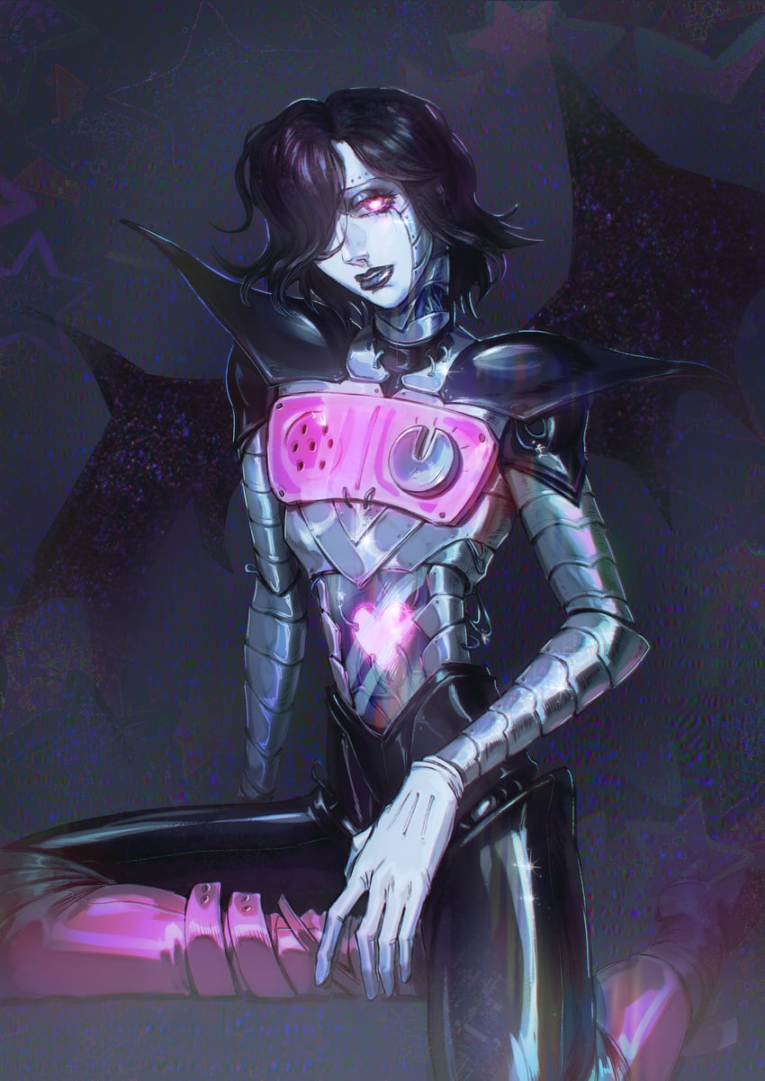mettaton and mettaton ex (undertale) drawn by rosarobot