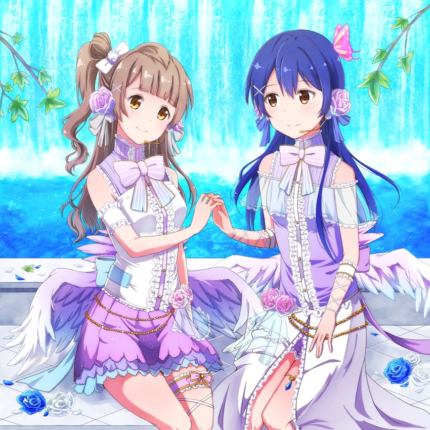 sonoda umi and minami kotori (love live! and 2 more) drawn by mechiko_(mmttkknn)