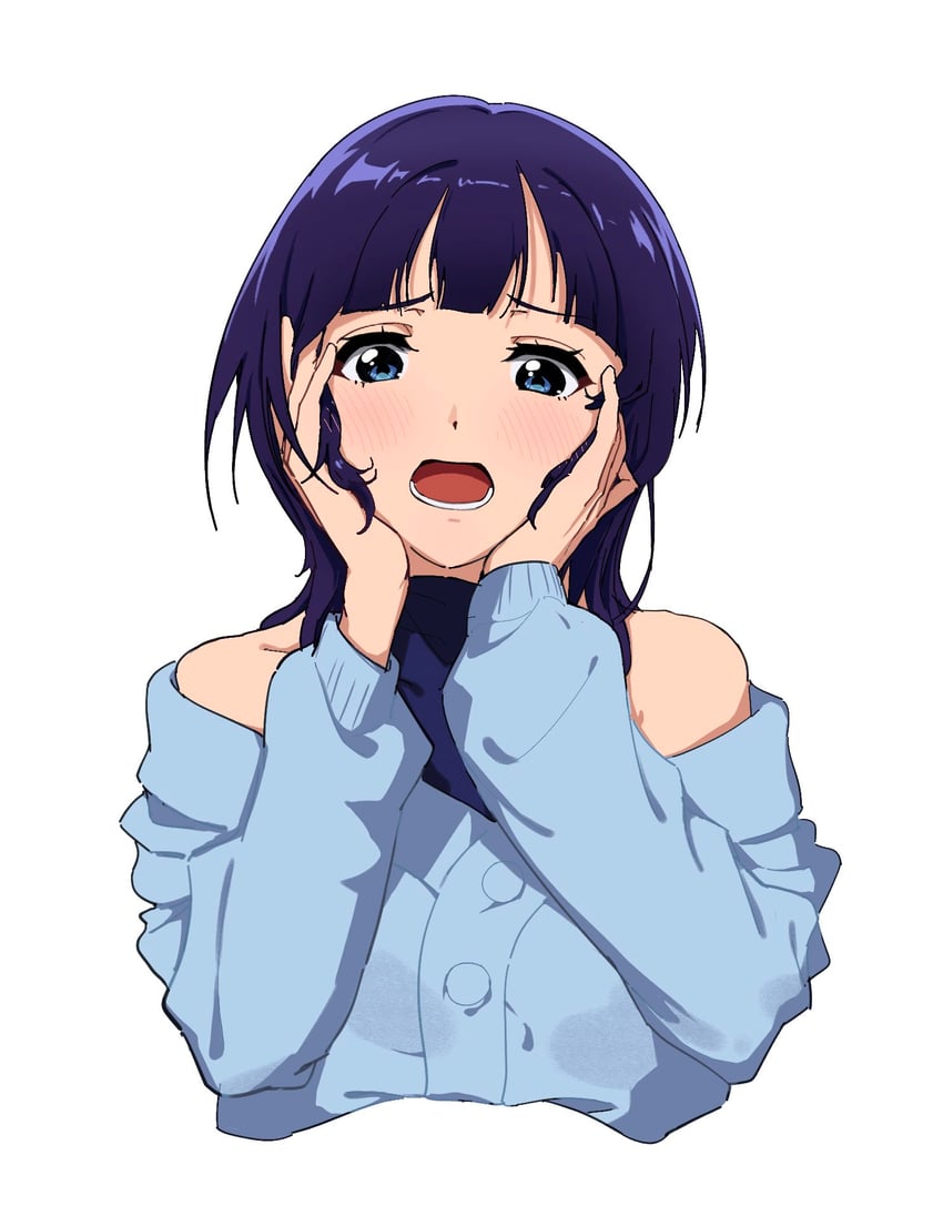 asaka karin (love live! and 1 more) drawn by moshi_(0364p)