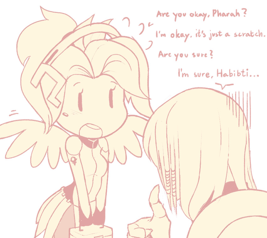 mercy and pharah (overwatch and 1 more) drawn by sally_(luna-arts)