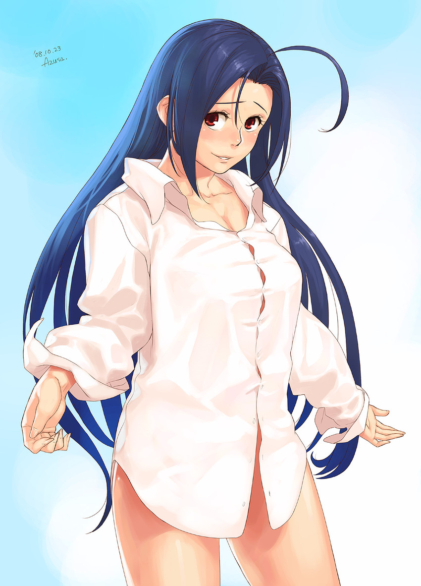 miura azusa (idolmaster and 1 more) drawn by azusa_(hws)