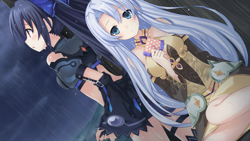 noire and little rain (neptune and 1 more) drawn by manamitsu