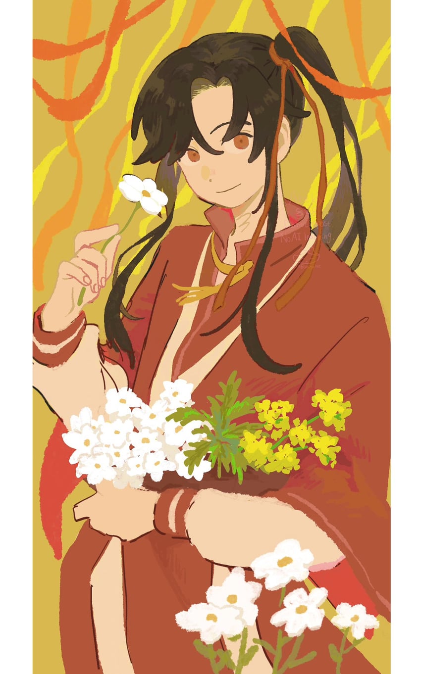 hua cheng and san lang (tianguan cifu) drawn by 8108yasohc