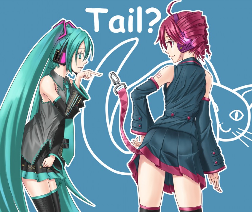 hatsune miku and kasane teto (vocaloid and 1 more) drawn by tk28
