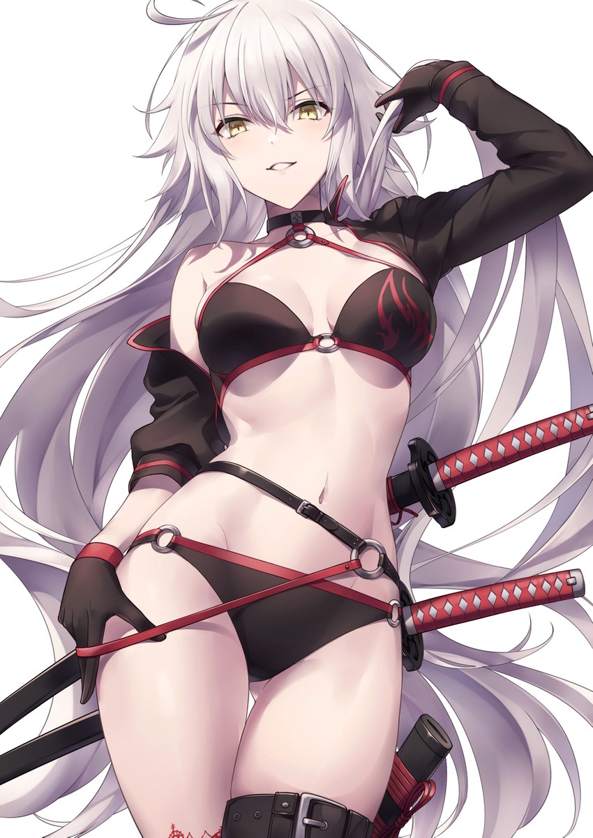 jeanne d'arc alter (fate and 1 more) drawn by toujou_masateru