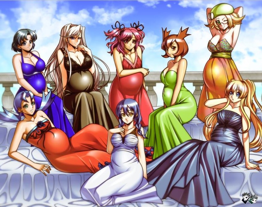 mizuno ami, kris, bianca, sailor mercury, cheria barnes, and 3 more (pokemon and 8 more) drawn by jadenkaiba