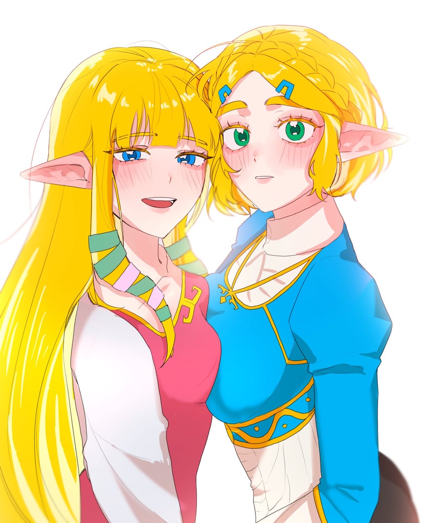 princess zelda (the legend of zelda and 2 more) drawn by big_egg526