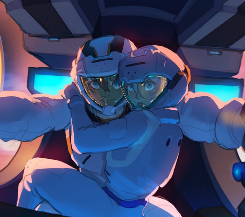 suletta mercury, miorine rembran, and gundam aerial (gundam and 1 more) drawn by lovewritteninthestrands