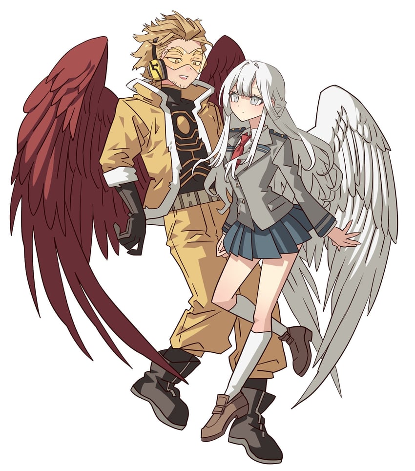 hawks (original and 1 more) drawn by meremero