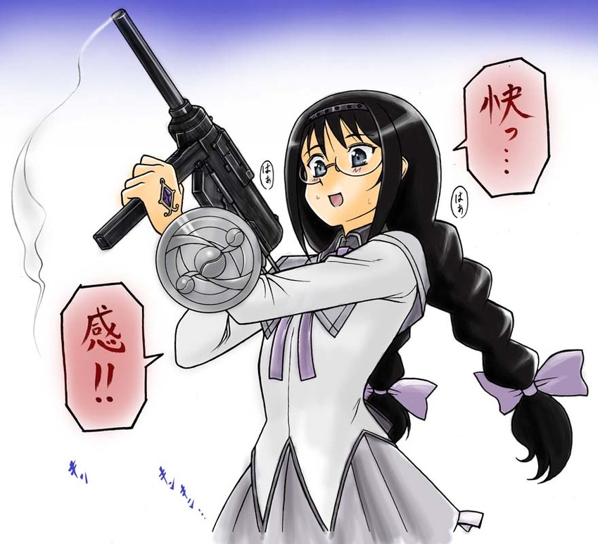 akemi homura (mahou shoujo madoka magica and 1 more) drawn by tsukamoto_takashi