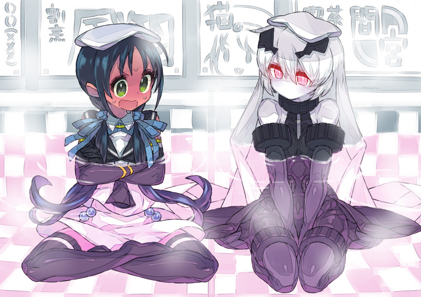 suzukaze and anchorage oni (kantai collection) drawn by itsumo_nokoru