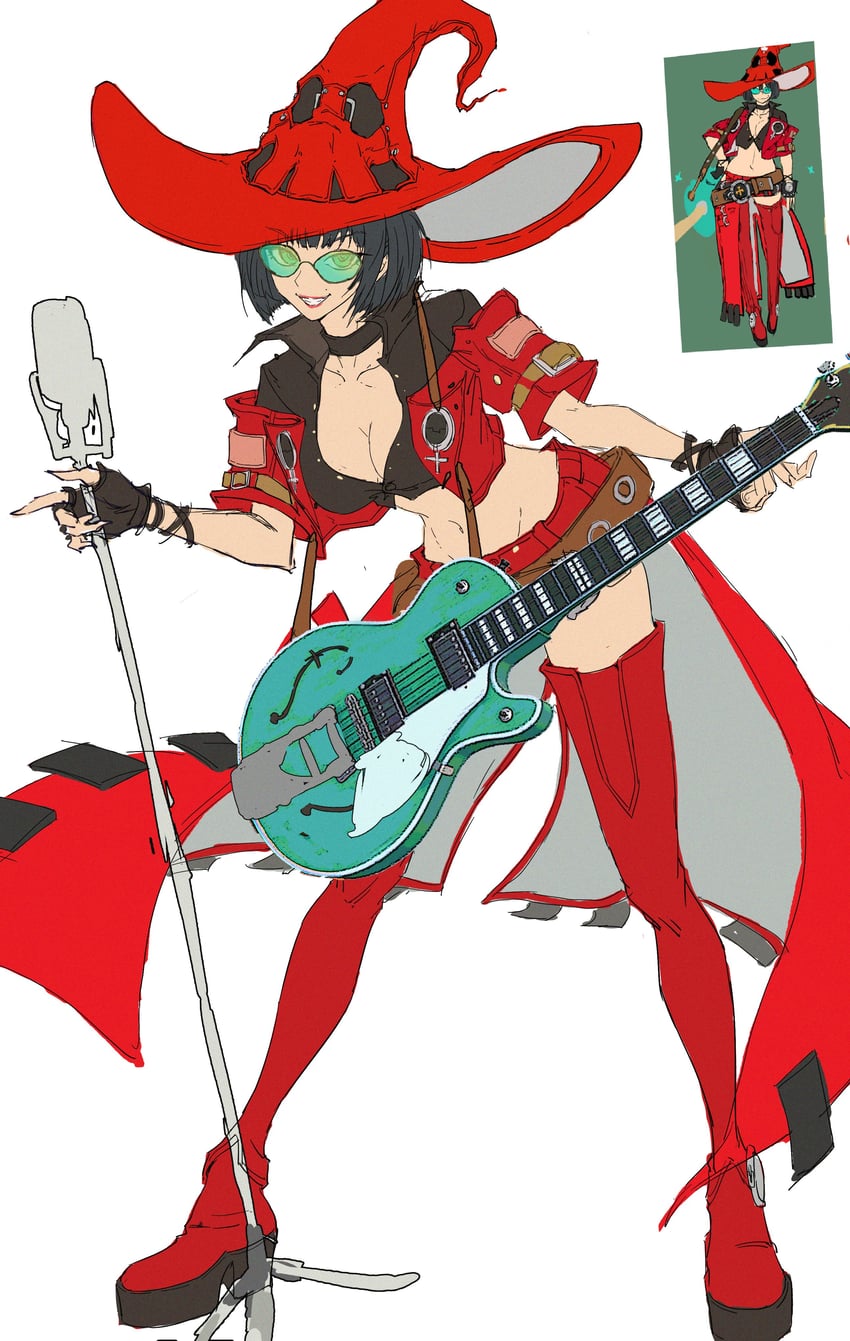 i-no (guilty gear and 1 more) drawn by skrillex_li