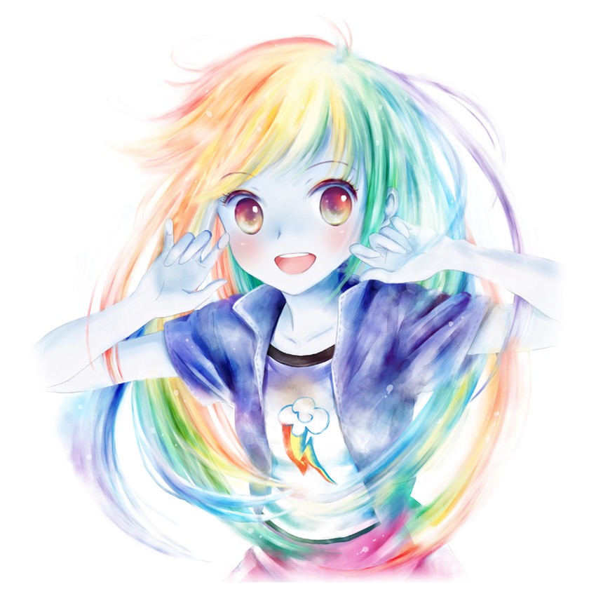 rainbow dash (my little pony and 2 more) drawn by iceberg_horn