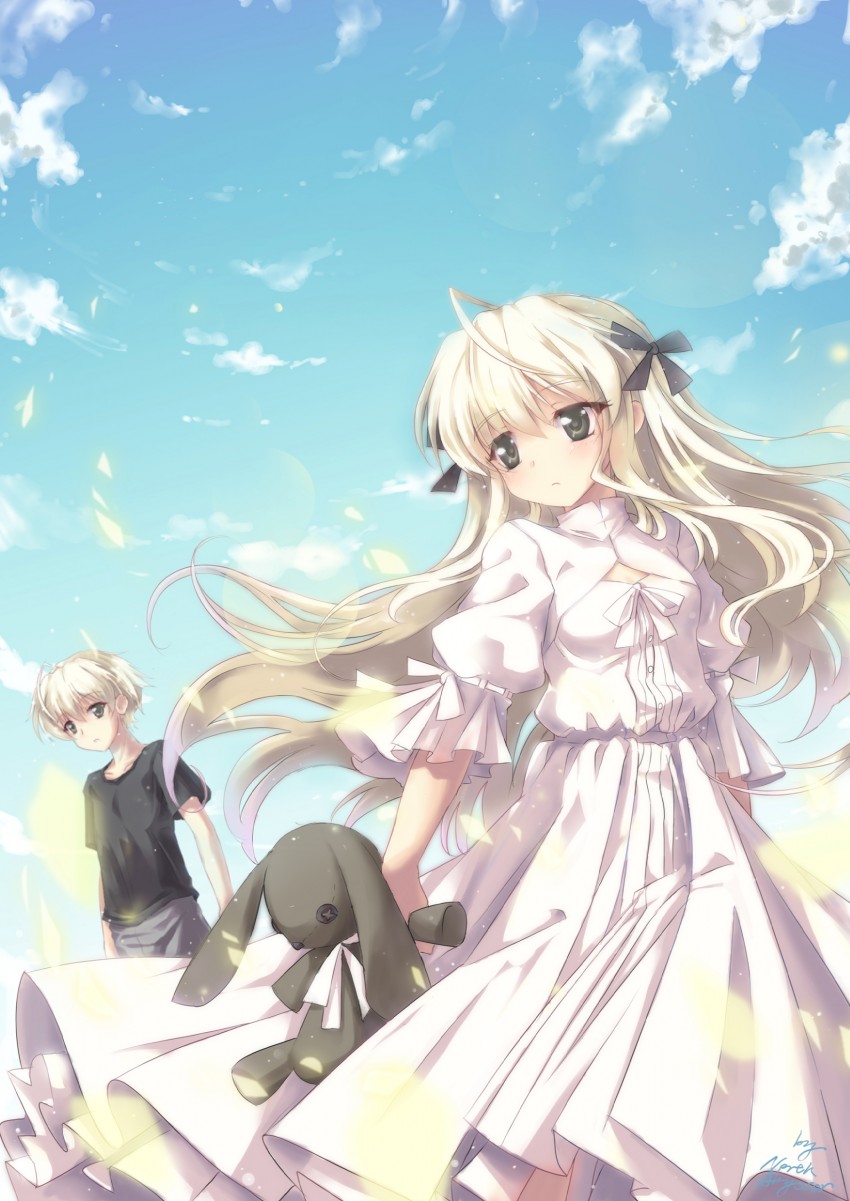 kasugano sora and kasugano haruka (yosuga no sora) drawn by north_abyssor