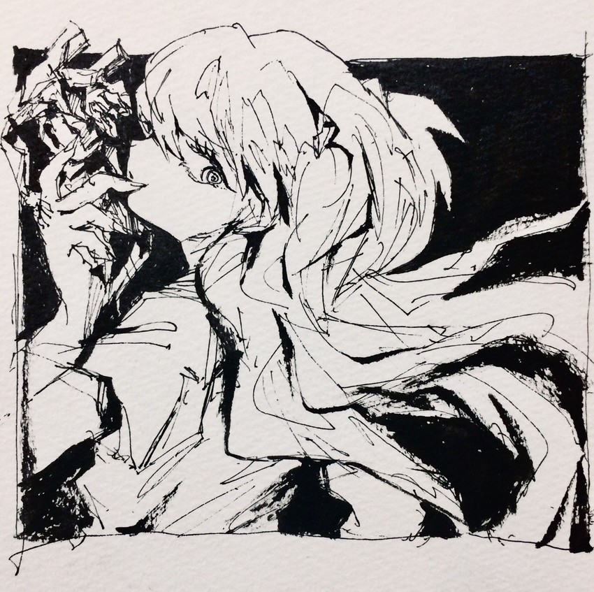 souryuu asuka langley and eva 02 (neon genesis evangelion) drawn by yamakita_higashi