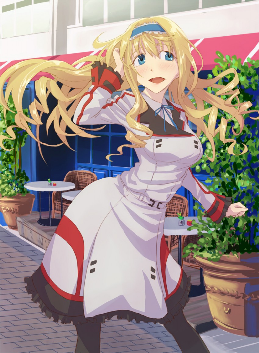 cecilia alcott (infinite stratos) drawn by kaeru_(kaerism)