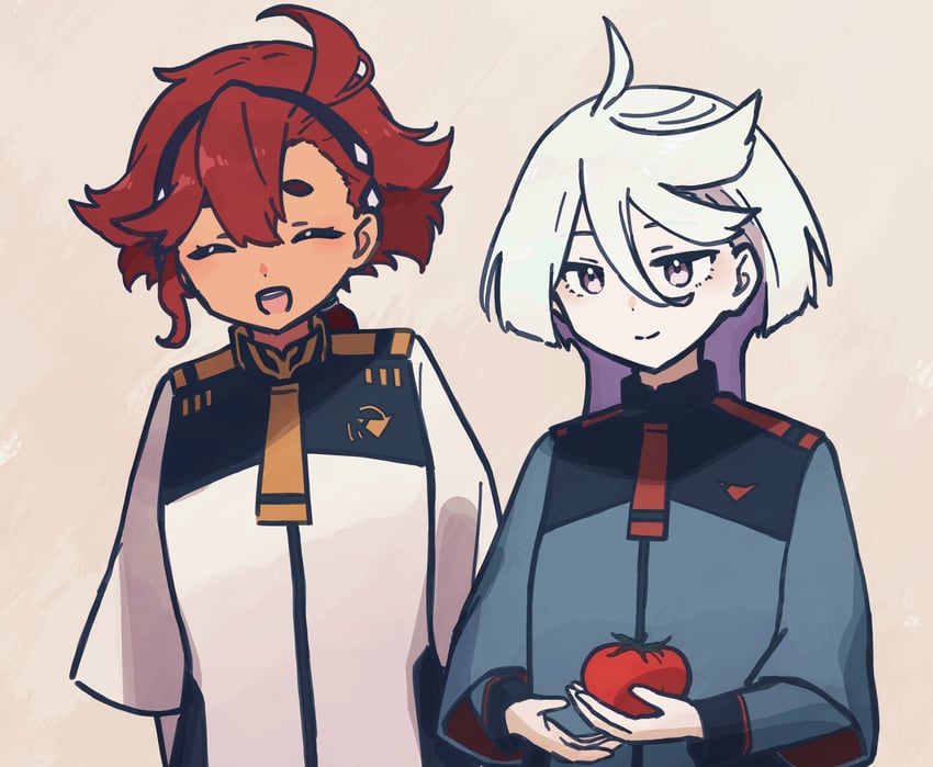 suletta mercury and miorine rembran (gundam and 1 more) drawn by inase_(inasenanaki)