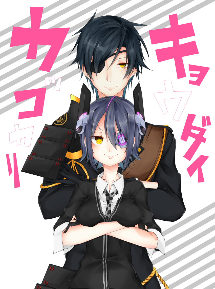tenryuu and shokudaikiri mitsutada (kantai collection and 1 more) drawn by tenti0619