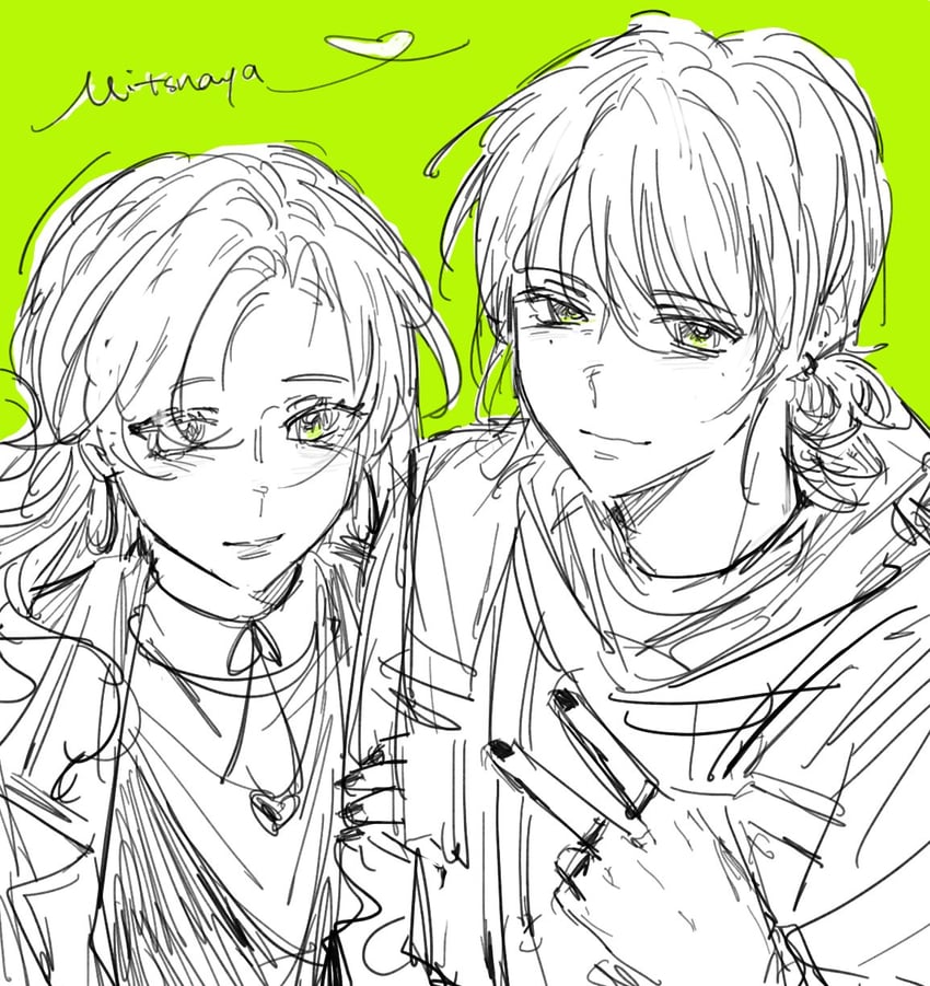 koga mitsuki and oosawa aya (kininatteru hito ga otoko ja nakatta) drawn by zhicha7