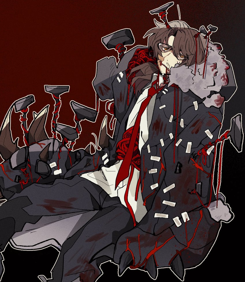 gregor (project moon and 1 more) drawn by gmno_6