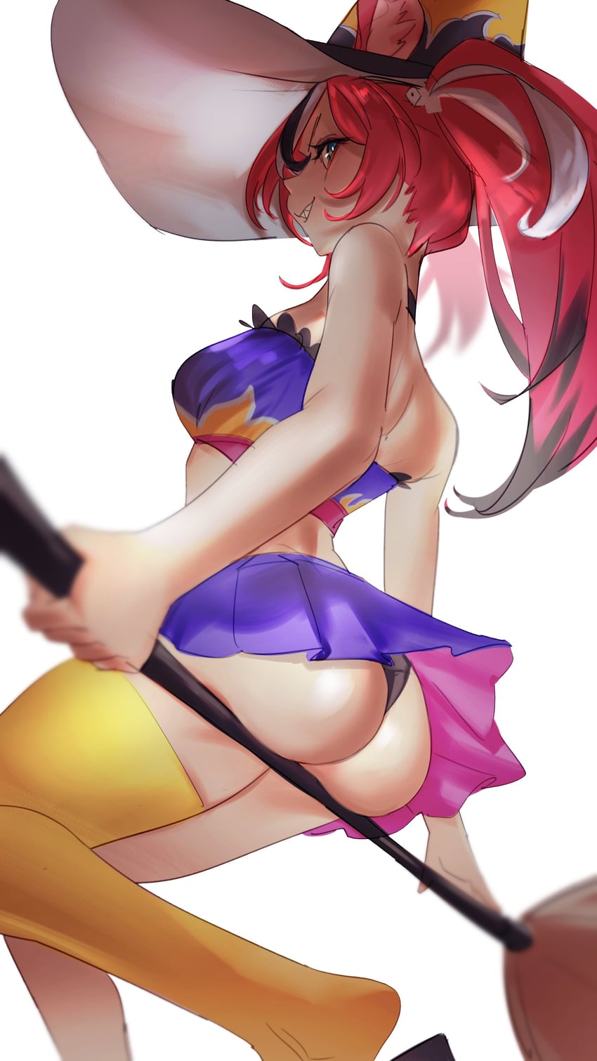 hakos baelz (hololive and 1 more) drawn by aragiken