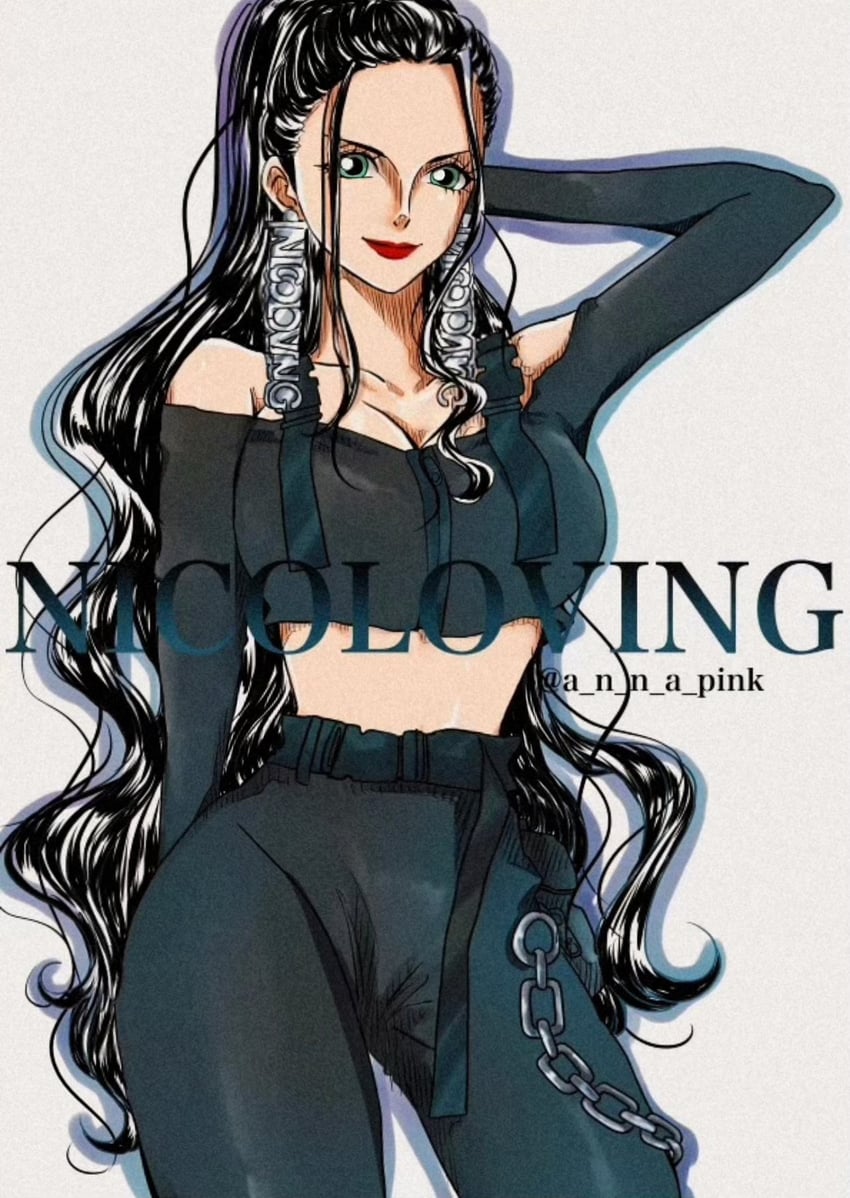 nico robin (one piece) drawn by a_n_n_a_pink
