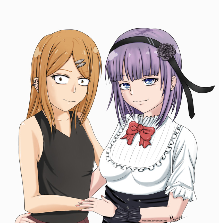 shidare hotaru and endou saya (dagashi kashi) drawn by monco15