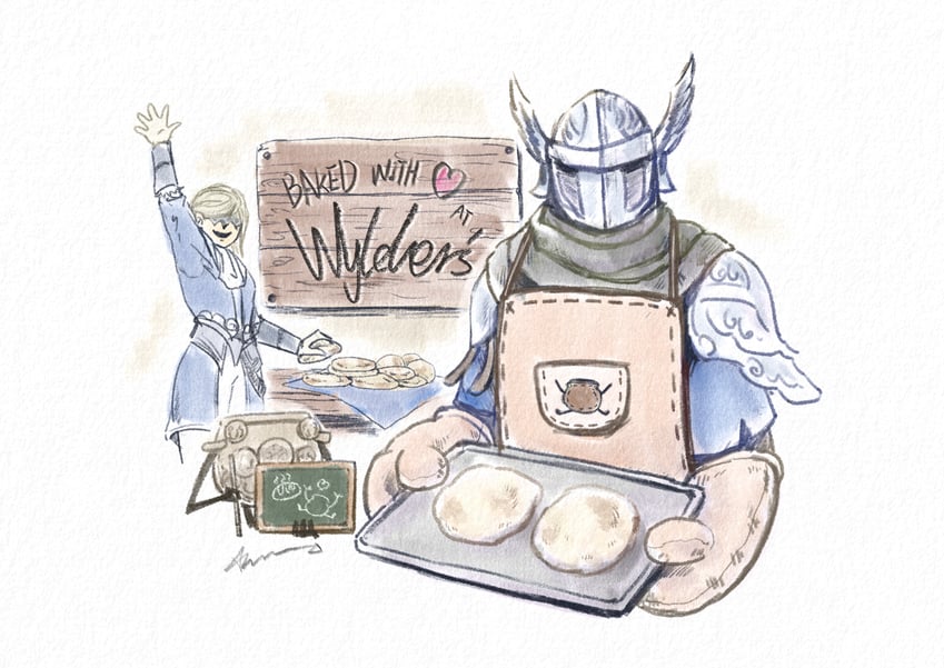 wylder, duchess, and living jar (elden ring and 1 more) drawn by xanadium1