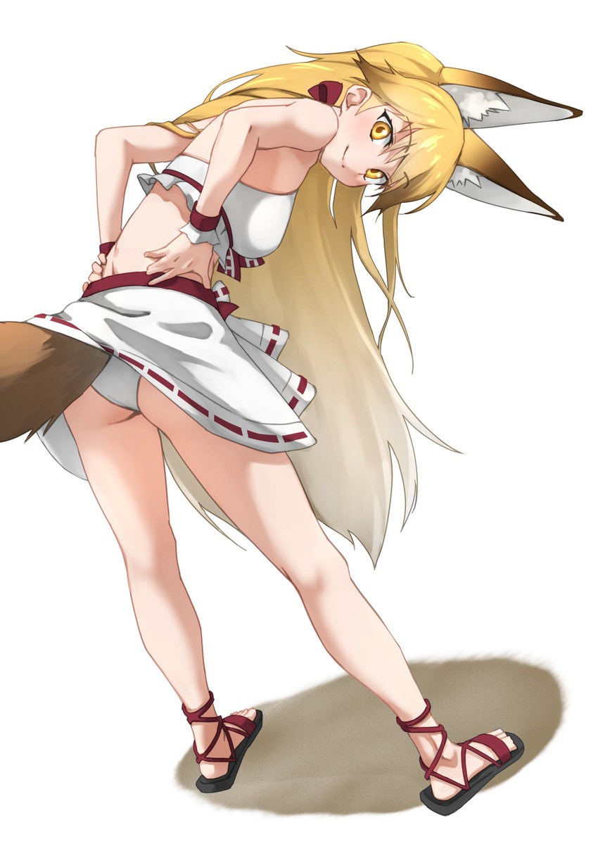 ezo red fox (kemono friends and 1 more) drawn by tanabe_(fueisei)