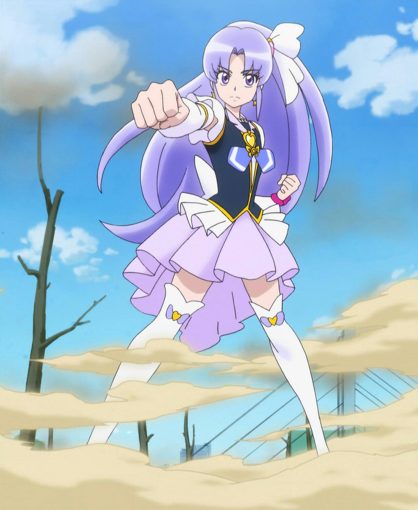 hikawa iona and cure fortune (precure and 1 more)