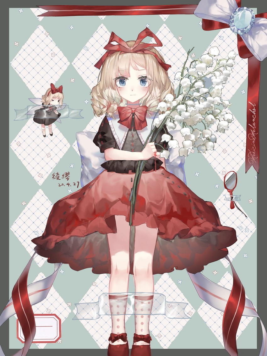 medicine melancholy and su-san (touhou) drawn by ling_mou