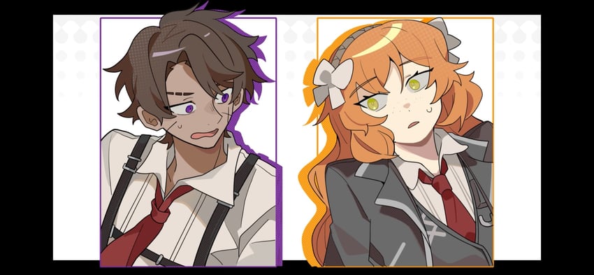 ishmael and heathcliff (project moon and 1 more) drawn by south_ac