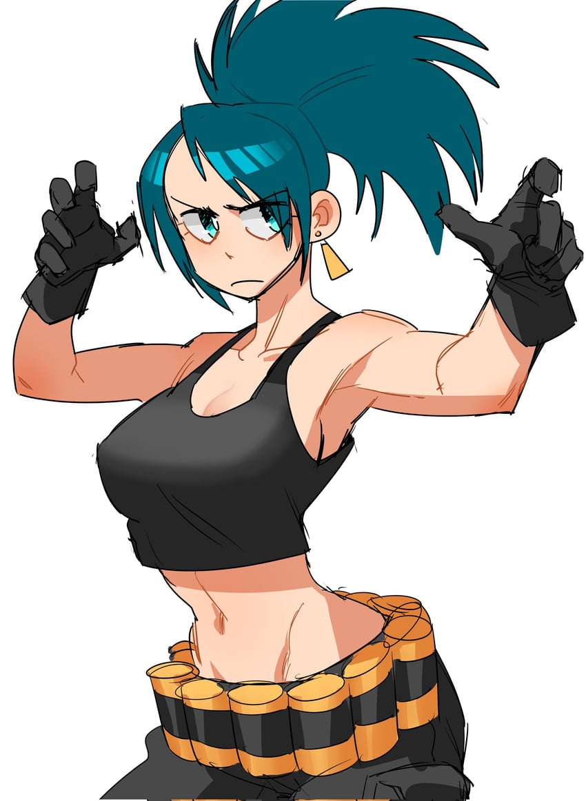 leona heidern (the king of fighters and 1 more) drawn by drawlomong24