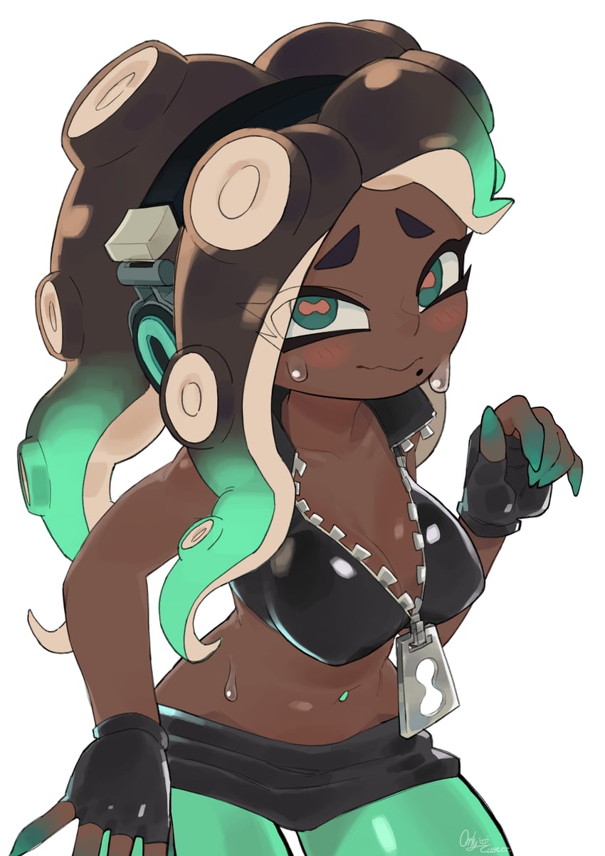 marina (splatoon and 1 more) drawn by orly_custer